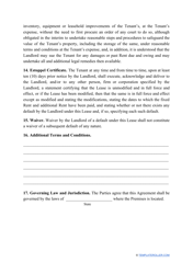 Commercial Rental Agreement Template - Massachusetts, Page 8