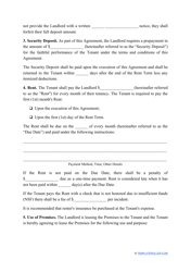 Commercial Rental Agreement Template - New Mexico, Page 2