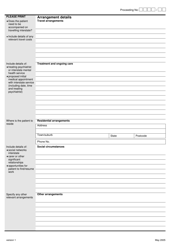 Form 7 &quot;Application for Patient to Move out of Queensland&quot; - Queensland, Australia, Page 2