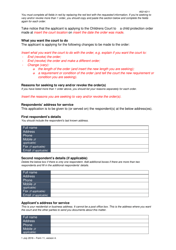 Form 11 Application to Vary or Revoke a Child Protection Order - Queensland, Australia, Page 2