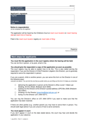 Form 11 Application to Vary or Revoke a Child Protection Order - Queensland, Australia, Page 3
