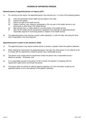 Form 25 Directs to Inquire Into a Patient&#039;s Detention - Queensland, Australia, Page 2