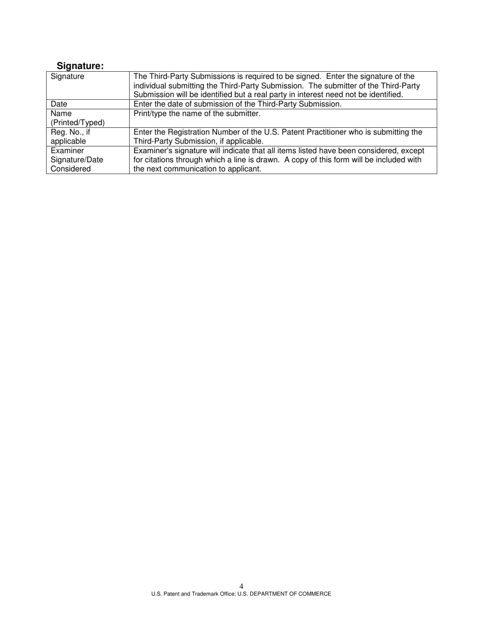 Download instructions for form pto sb 429 third party submission under