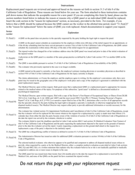 QME Form 31.5 Replacement Panel Request - California, Page 3