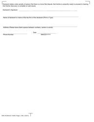 DWC/WCAB Form 10208.3 Declaration of Readiness to Proceed to Expedited Hearing (Trial) - California, Page 2