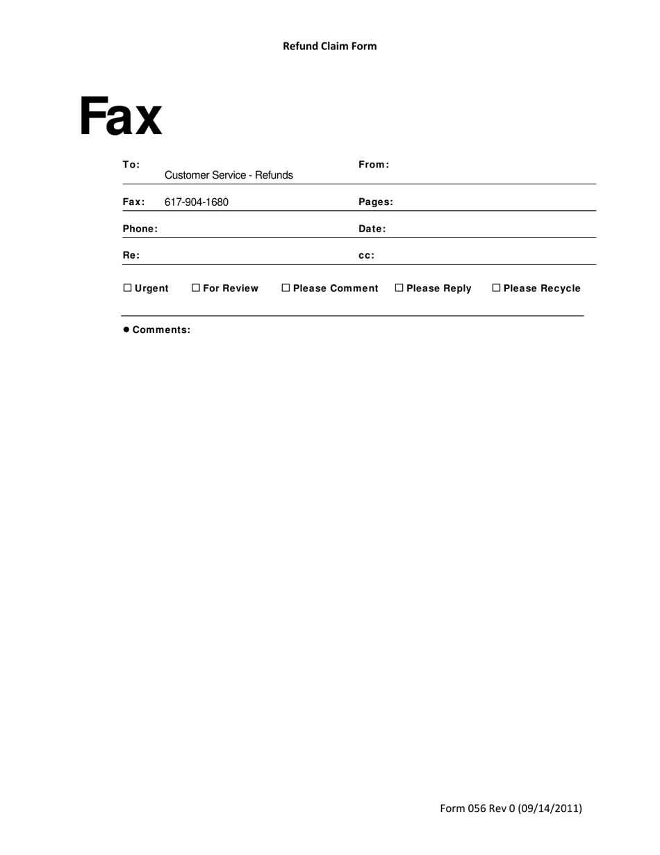 Form 56 Refund Claim Form - Illinois, Page 3