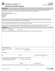 Document preview: Form RCMP GRC6331 Access to Information Request - Canada