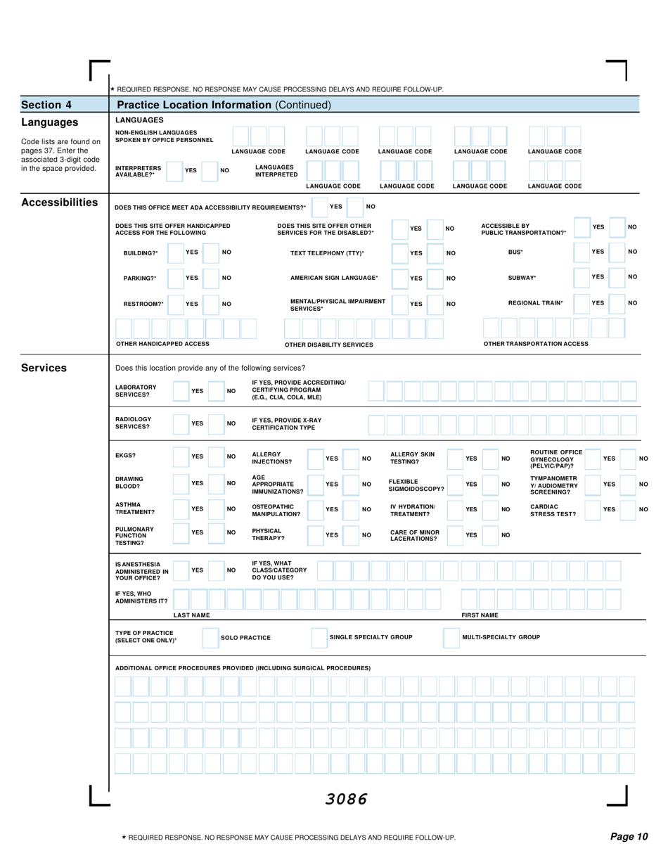 Provider Application - Kansas, Page 10