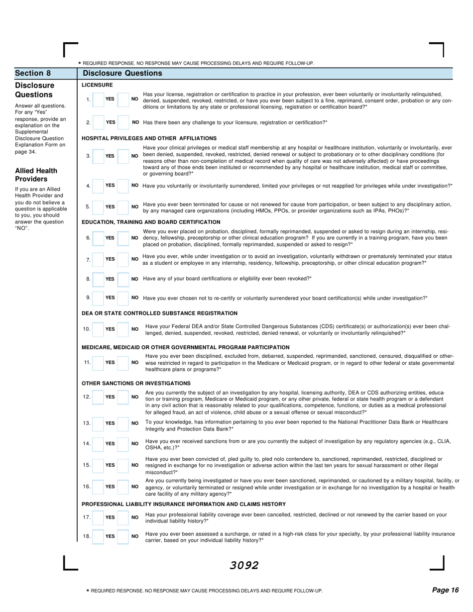 Provider Application - Kansas, Page 16