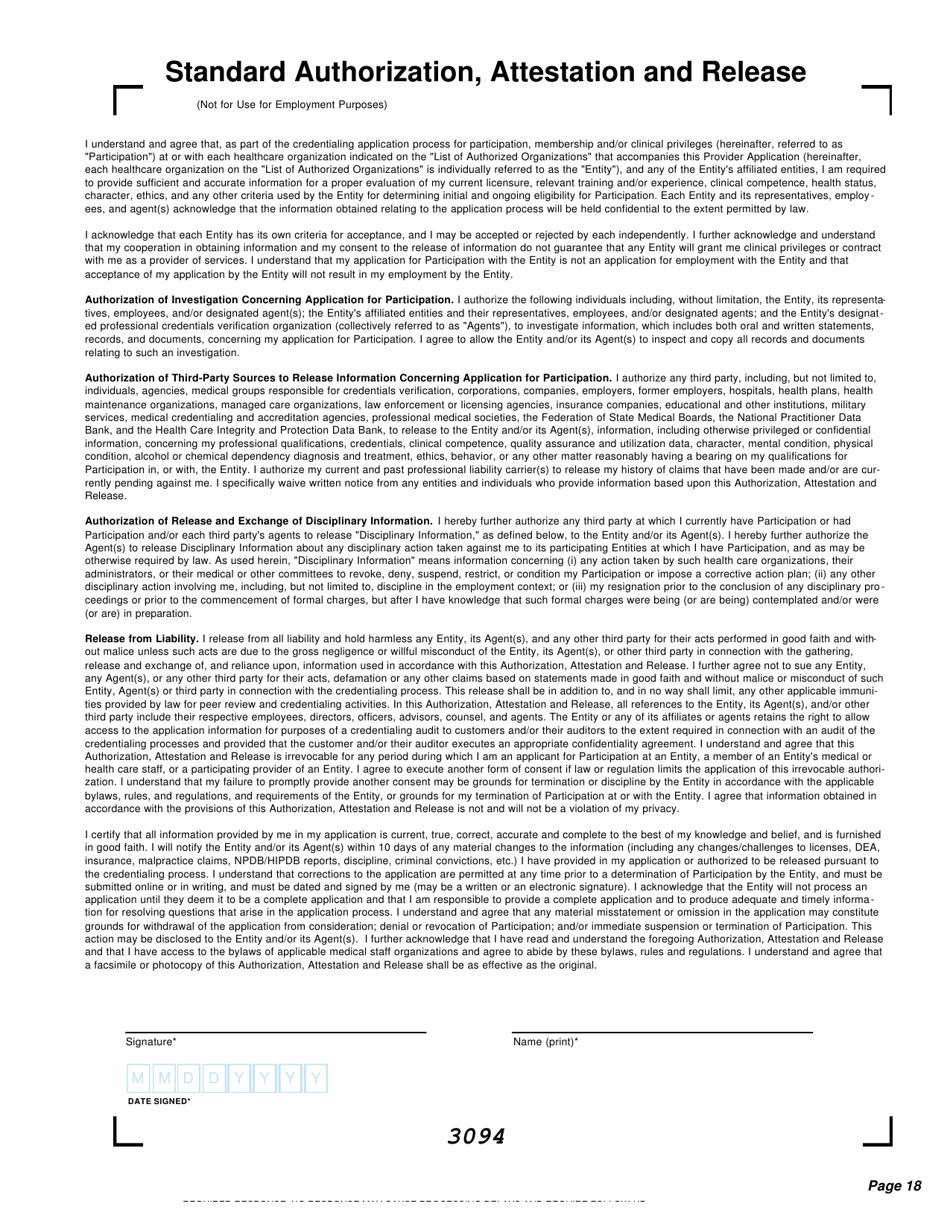 Provider Application - Kansas, Page 18