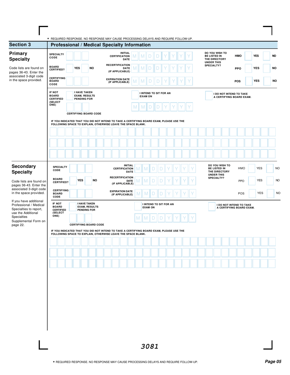 Provider Application - Kansas, Page 5