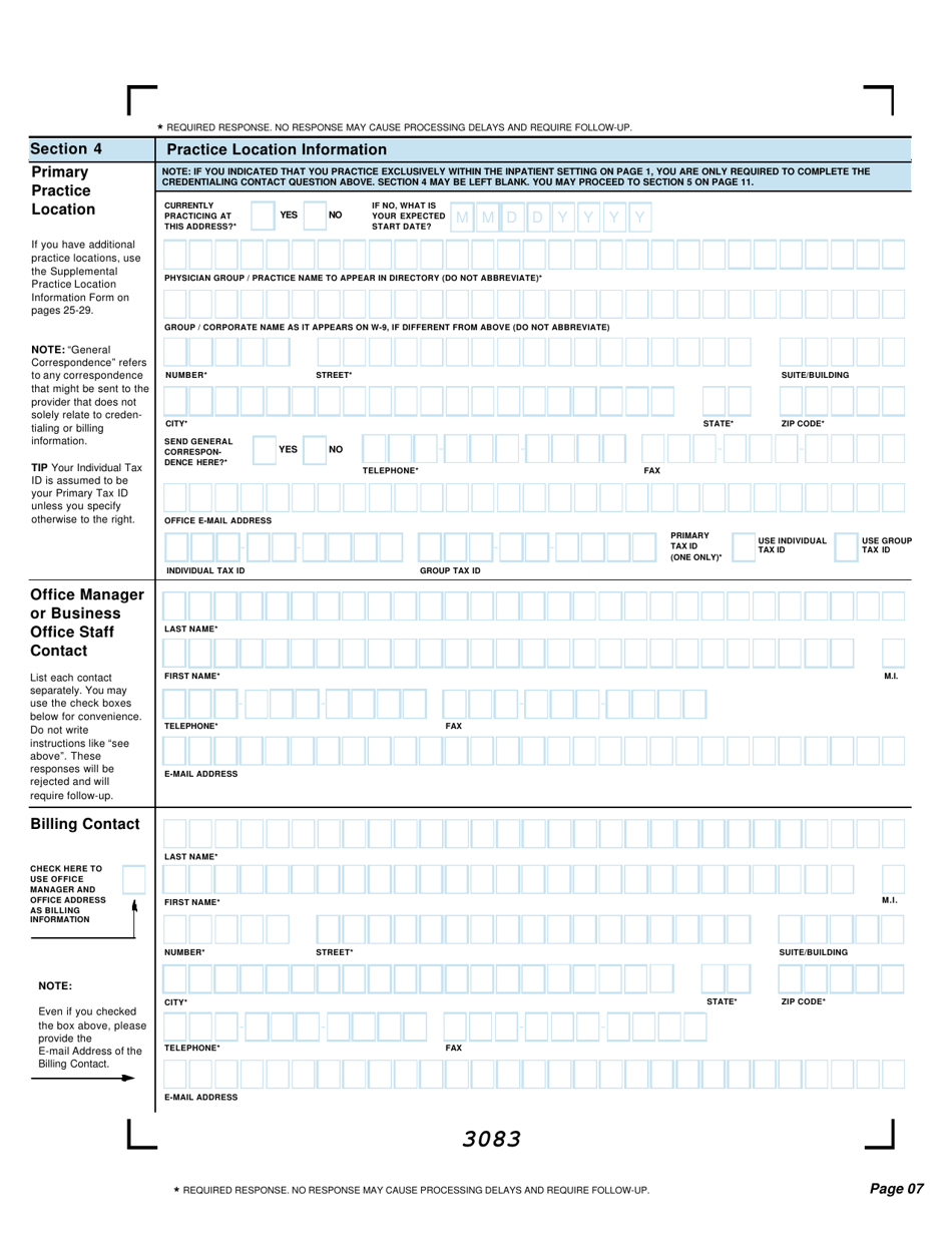 Provider Application - Kansas, Page 7