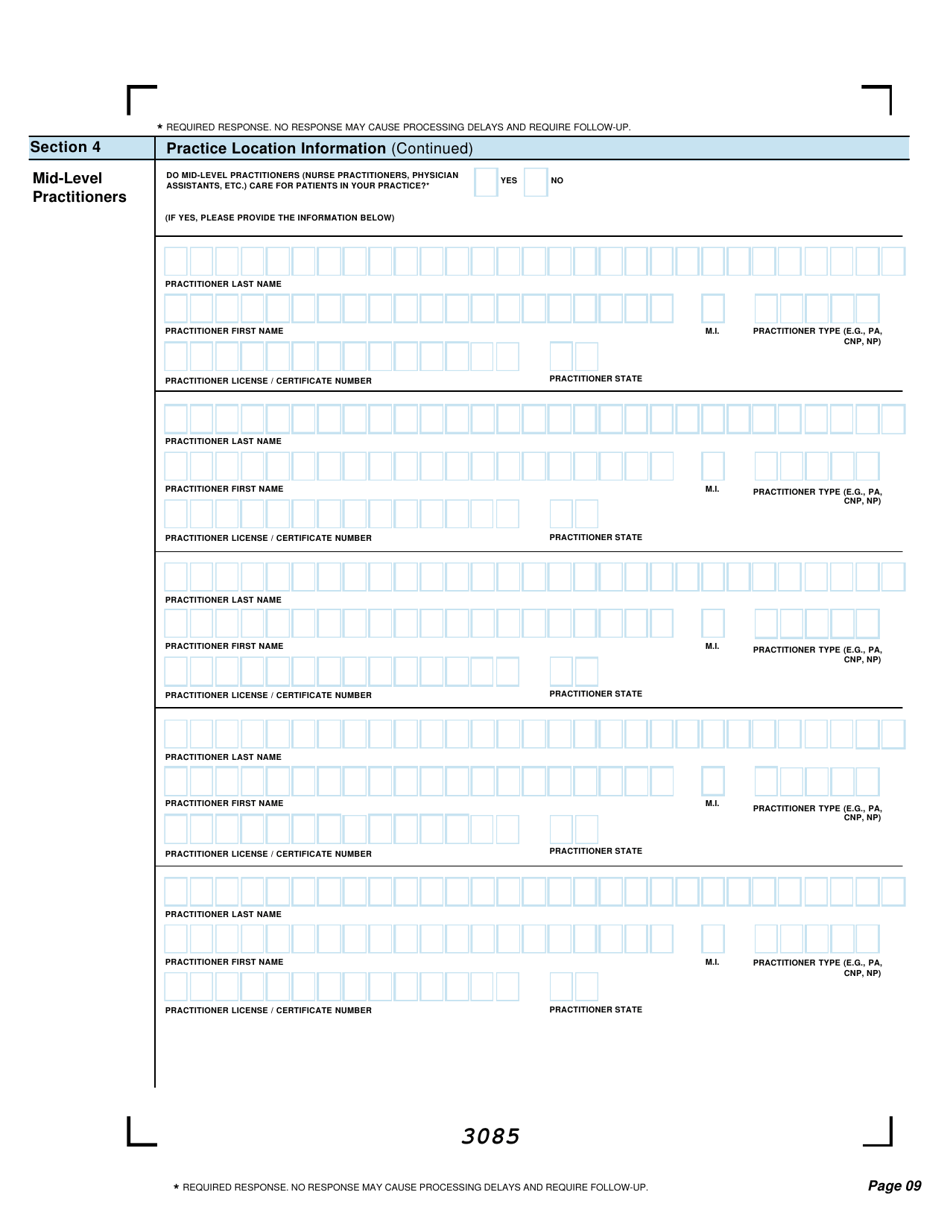 Provider Application - Kansas, Page 9