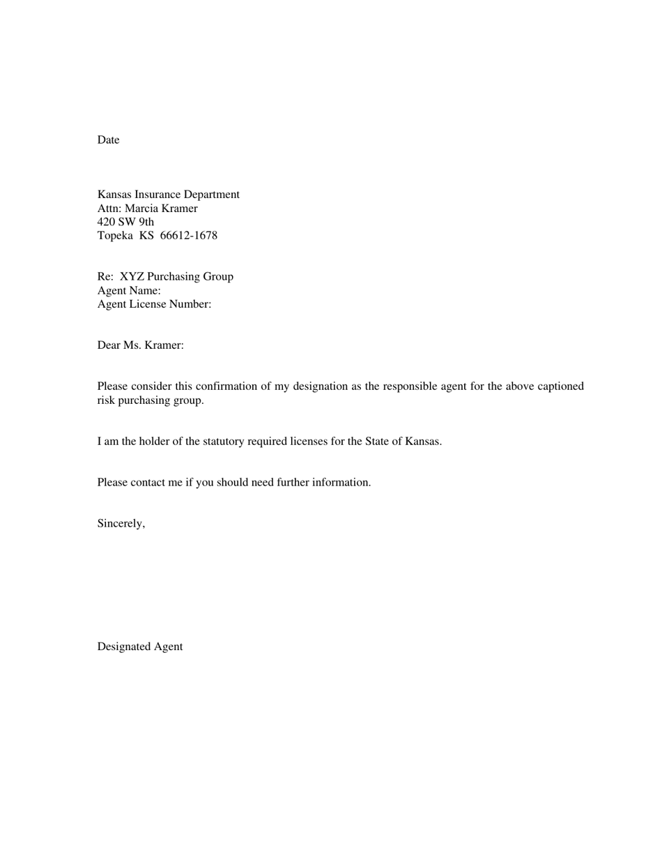 Purchasing Group Notice and Registration - Kansas, Page 6