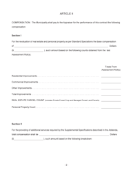 Form PR-209 Contract for Revaluation - Wisconsin, Page 3