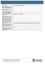 Form 61 Non-compliance Notice - Queensland, Australia, Page 2