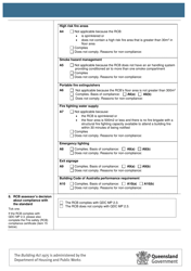 Form 25 Residential Care Building Fire Safety Assessment Report and Compliance Certificate - Queensland, Australia, Page 3