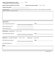 Vehicle and Equipment Replacement/Purchase Request Form - Iowa, Page 2