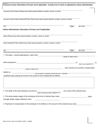 DWC-CA Form 10214(D) Compromise and Release (Dependency Claim) - California, Page 2
