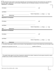 DWC-CA Form 10214(D) Compromise and Release (Dependency Claim) - California, Page 3