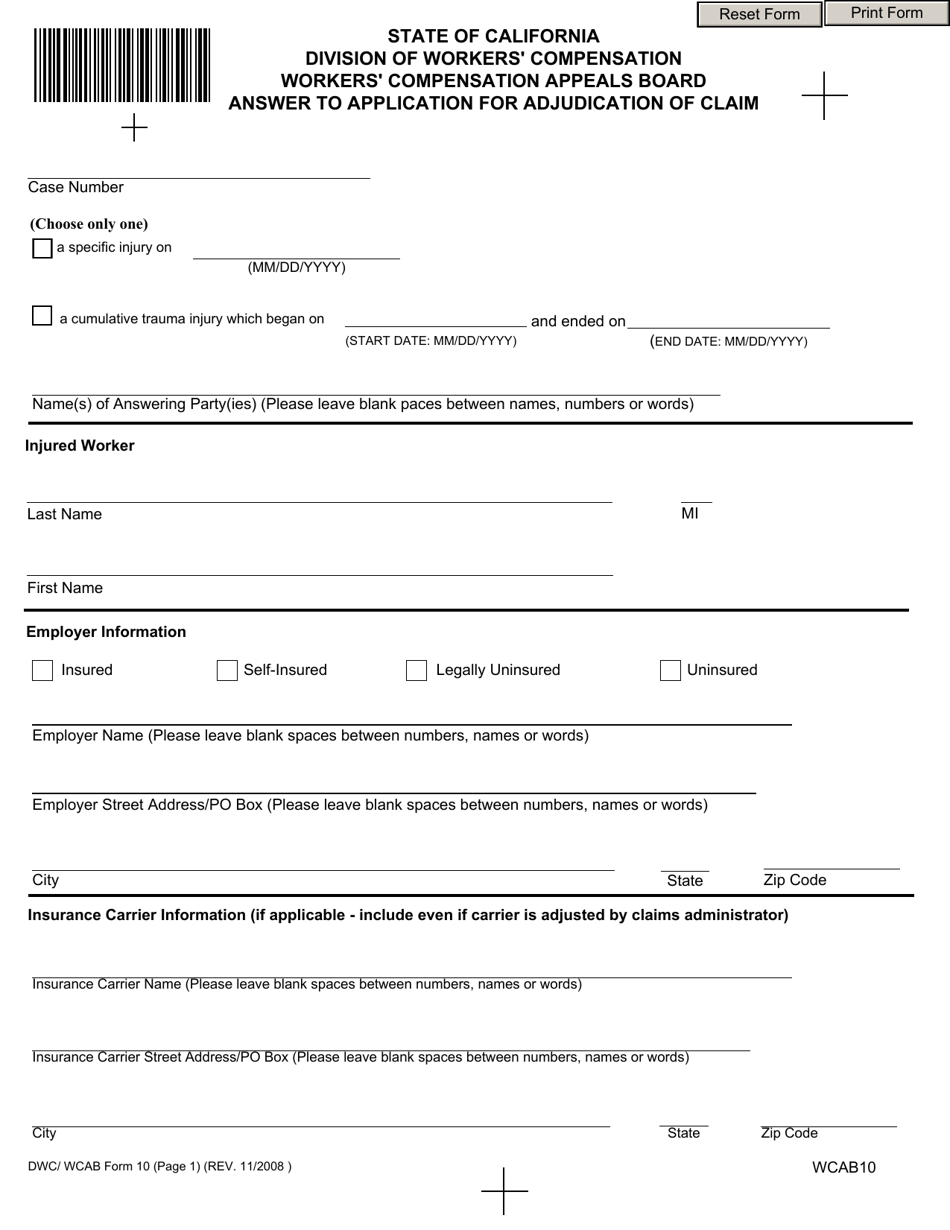 dwc-wcab-form-10-fill-out-sign-online-and-download-fillable-pdf-california-templateroller
