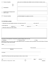 DWC/WCAB Form 10 Answer to Application for Adjudication of Claim - California, Page 3