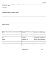 Form 8621 Staff and Volunteer Application to Enter Certification Training - Texas, Page 2
