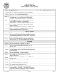 Form DIDD-0498 Didd Home Inspection Checklist for Supported Living and Semi-independent Living - Tennessee, Page 6