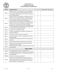 Form DIDD-0498 Didd Home Inspection Checklist for Supported Living and Semi-independent Living - Tennessee, Page 7