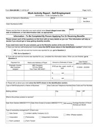 Form SSA-820-BK Social Security Administration Retirement, Survivors, and Disability Insurance, Page 3