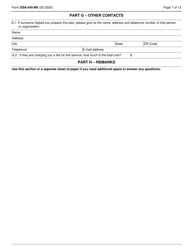 Form SSA-545-BK Plan to Achieve Self-support (Pass), Page 7