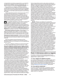 Instrucciones para IRS Formulario 941-PR Planilla Para La Declaracion Federal Trimestral Del Patrono (Spanish), Page 11