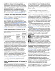 Instrucciones para IRS Formulario 941-PR Planilla Para La Declaracion Federal Trimestral Del Patrono (Spanish), Page 5