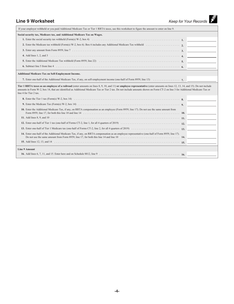 Instructions for IRS Form 1040, 1040-SR Schedule 8812 Additional Child Tax Credit, Page 4