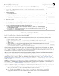 Instructions for IRS Form 1040, 1040-SR Schedule C Profit or Loss From Business (Sole Proprietorship), Page 11