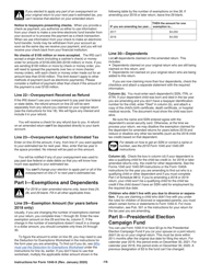 Instructions for IRS Form 1040-X Amended U.S. Individual Income Tax Return, Page 19