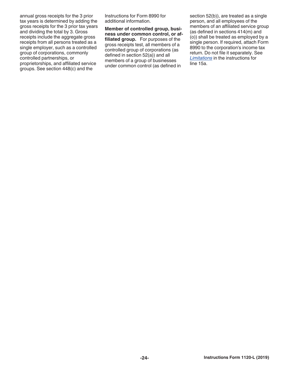 Instructions for IRS Form 1120-L U.S. Life Insurance Company Income Tax Return, Page 24