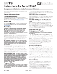 Document preview: Instructions for IRS Form 2210-F Underpayment of Estimated Tax by Farmers and Fishermen