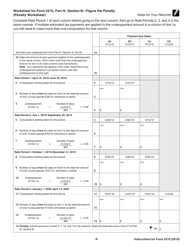 Instructions for IRS Form 2210 Underpayment of Estimated Tax by Individuals, Estates and Trusts, Page 8