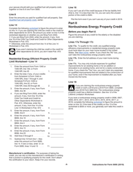 Instructions for IRS Form 5695 Residential Energy Credits, Page 4