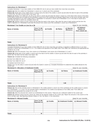 Instructions for IRS Form 8582-CR Passive Activity Credit Limitations, Page 14