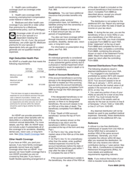 Instructions for IRS Form 8889 Health Savings Accounts (Hsas), Page 2