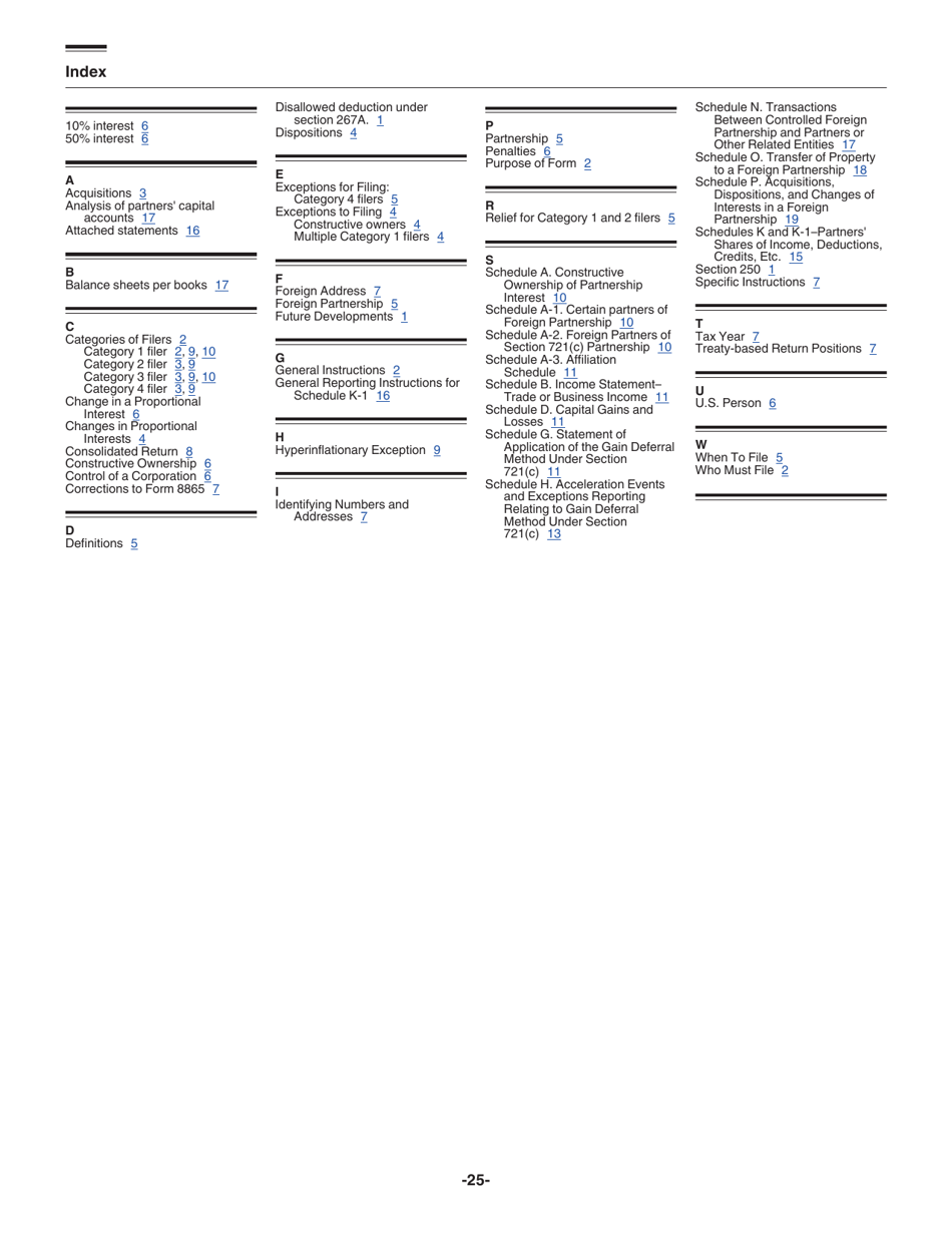 Instructions for IRS Form 8865 Return of U.S. Persons With Respect to Certain Foreign Partnerships, Page 25