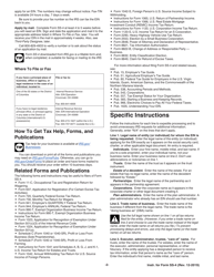 Instructions for IRS Form SS-4 &quot;Application for Employer Identification Number (Ein)&quot;, Page 2