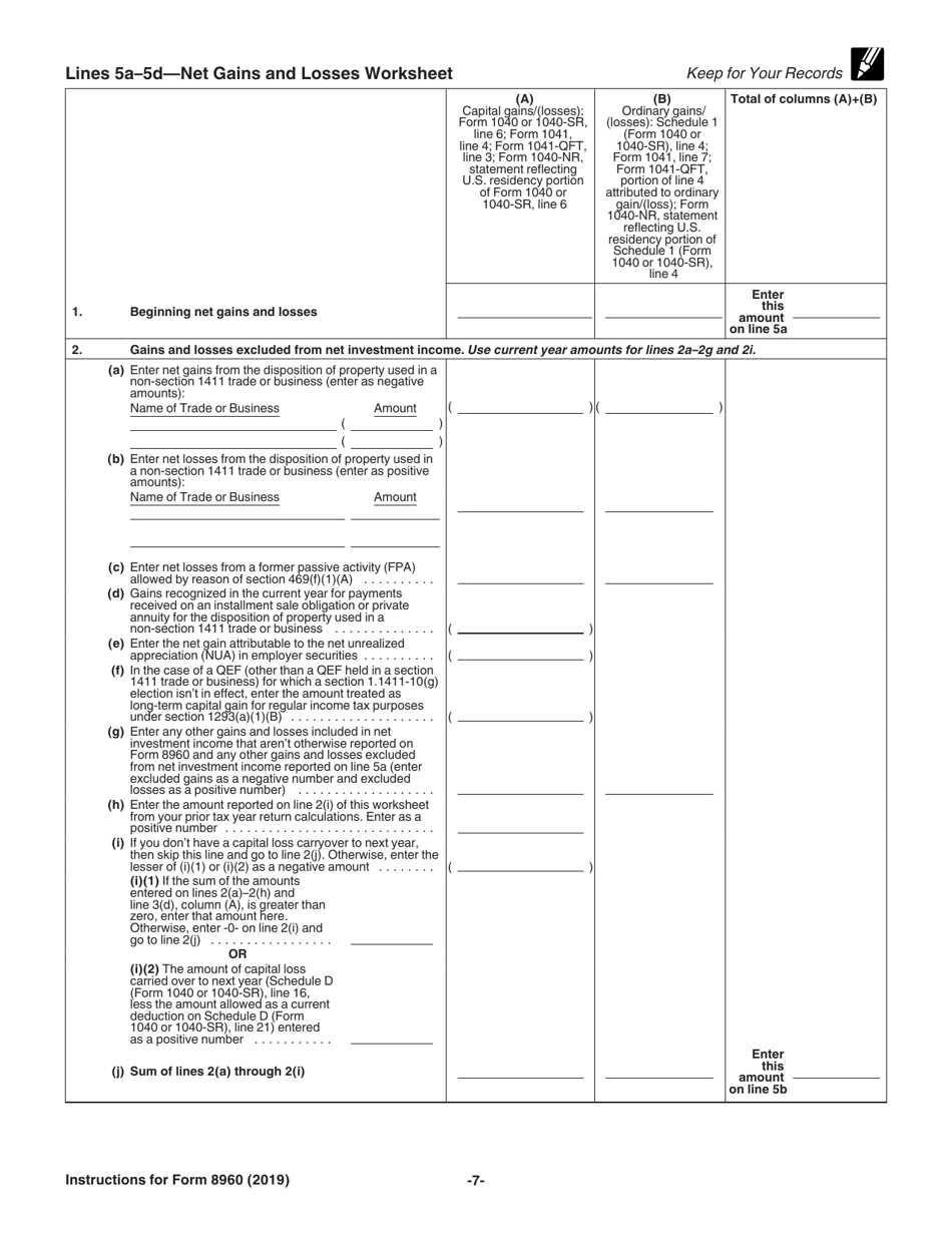 Instructions for IRS Form 8960 Net Investment Income Tax - Individuals, Estates, and Trusts, Page 7