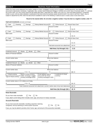 IRS Form 433-B (OIC) Collection Information Statement for Businesses, Page 2