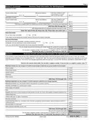 Form 433-A (OIC) Collection Information Statement for Wage Earners and Self-employed Individuals, Page 5
