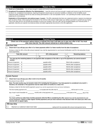 IRS Form 656 Offer in Compromise, Page 4