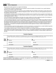 IRS Form 965-C Transfer Agreement Under Section 965(H)(3), Page 2