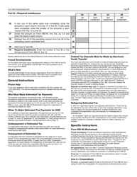 IRS Form 990-W Estimated Tax on Unrelated Business Taxable Income for Tax-Exempt Organizations, Page 4